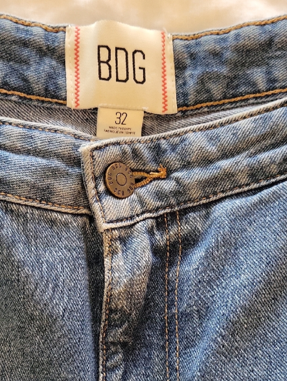 BDG Light Blue Denim Jeans - High Rise - Picture 2 of 8